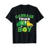 Garbage Truck Boy Trash Bin Waste UnisexageUnisext Recycling T Shirt Vintage Washed Unisex Designer Clothes Breathable Streetwear