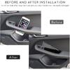 MARCHFA Car Door Tray Organizer Compatible For 2015-  2024 2025 Porsche Macan Accessories Interior Car Door Handle Ert Pocket Storage Box