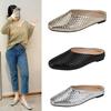 Sandals Women Baotou Semi-Slippers Female Summer Outwear Temperament Fashion with The Tip of A Pedal Luxury Sandals