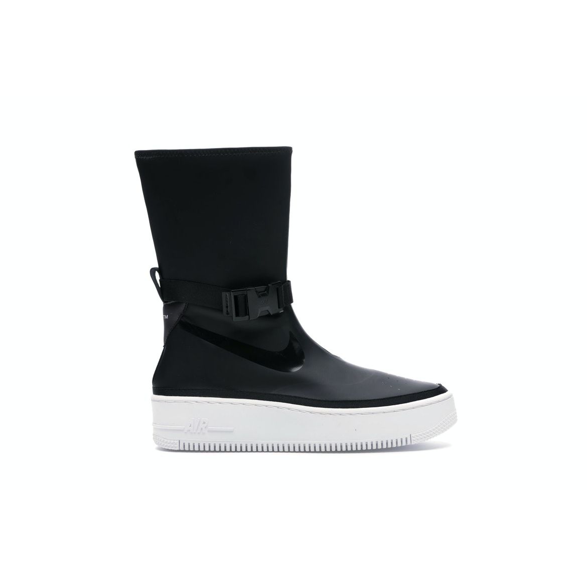

Nike Air Force 1 Sage High Черные женские кроссовки Черно-белые AQ2771-001
