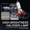 2 PCS Car Halogen Fog Light Bulb, 12V 55W Waterproof Glass Vehicle Spotlights Replacements, Universal Automotive High Beam Lighting Accessories for