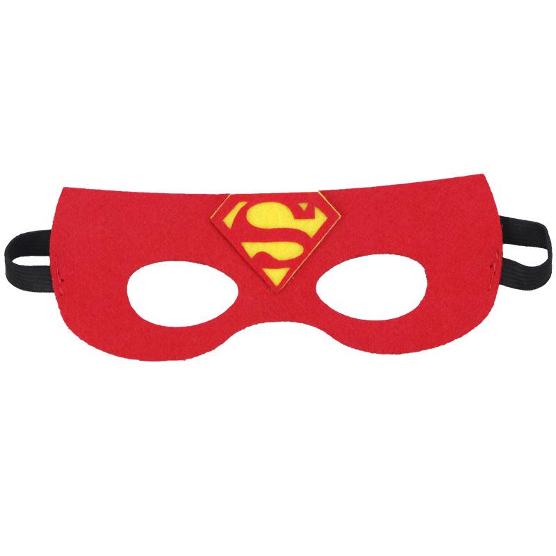 Măști de ochi din pâslă cu supereroi Marvel pentru Ziua Copilului: Omul Păianjen, Omul de Fier, Căpitanul America, Thor, Batman