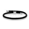 Adjustable Multi-Color Milan Rope Stainless Steel Bracelet, Male And Female Couples Red Hand Rope