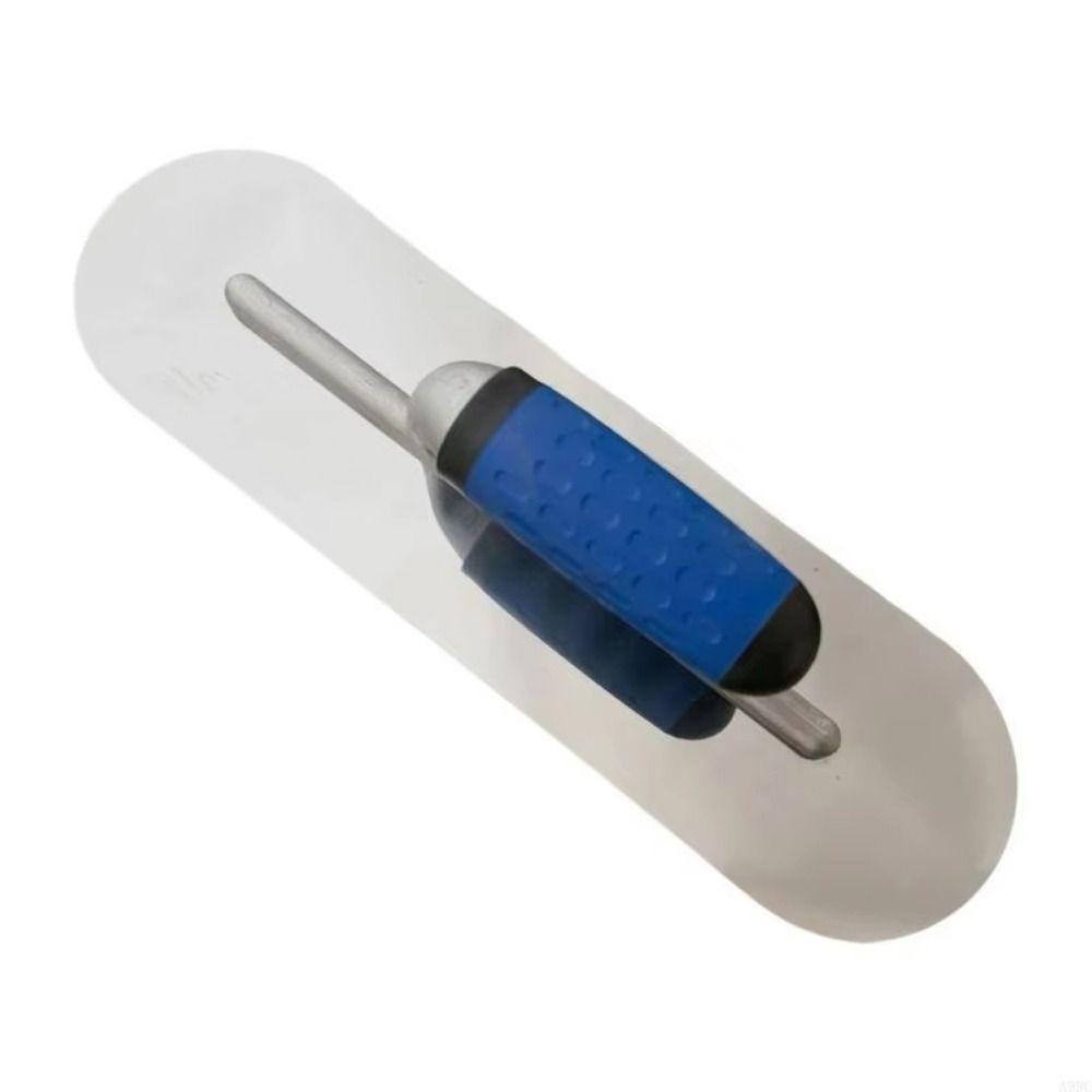 Comfortable Grip Rounded Corner Trowel Ergonomic Handle Wall Finishing Trowel  Building Projects