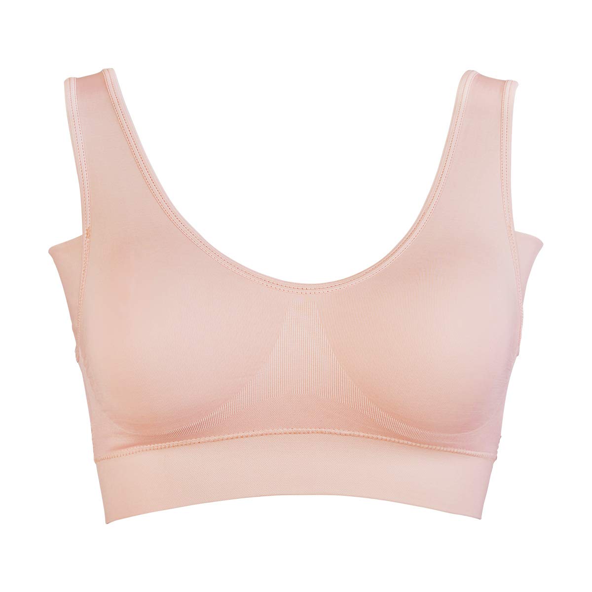 

Японский гений бюстгальтер Melty Touch 1 шт. Ночной бюстгальтер Спортивный бюстгальтер телесного цвета [Оригинальный продукт] (Джинн) Беспроводной (4 л, розовый)