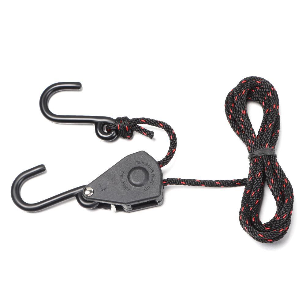 Wind Rope Camping Tool Ratchet Hangers Adjustable Rope Fastener Fixed Buckle Pulley Tensioner