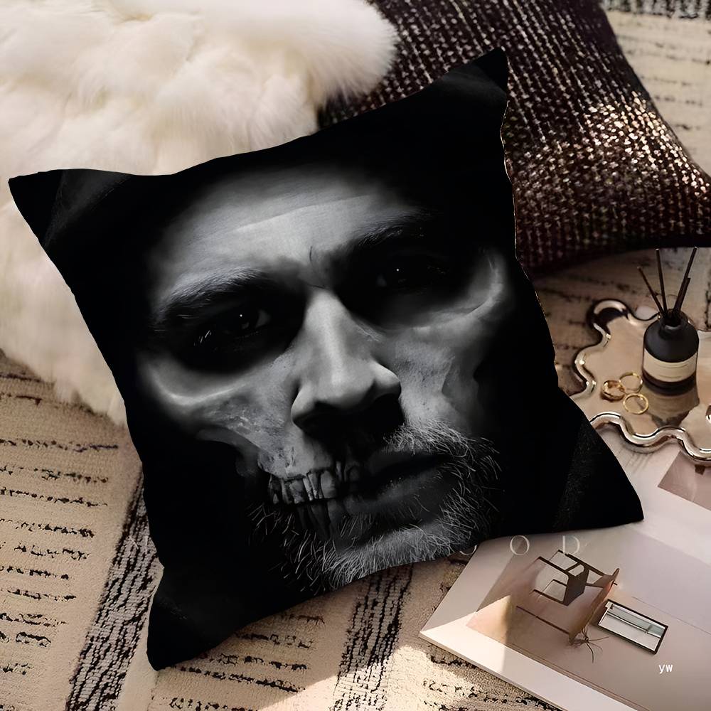 Crime Tv Sons Of Anarchy Pillow Cushion Cover Pillowcase Living Room Sofa Home Decor Customized