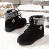 Women's Winter Outdoor Snow Boots Lace Up Thick Plush Lined Insulated Anti-Slip Waterproof Athletic Ankle Booties