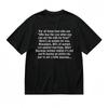 Men's T-shirt With Feminist Retort Graphic Unisex Black 100% Cotton Tops Summer