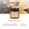 Amber Glass Aroma Candle - Smokeless Soy Wax with Essential Oil Fragrance, Handmade Creative Wedding Gift
