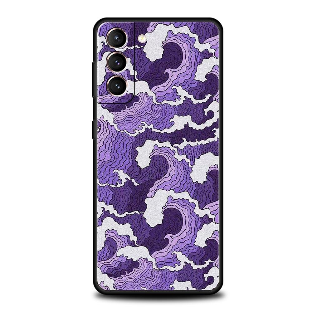 Infinity On Purple Soft Phone Case For Samsung Galaxy S24 S23 S22 S20 Ultra S21 FE 5G S10 S9 Plus S10E S8 20 Silicone TPU Cover