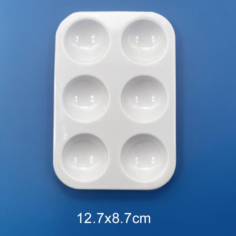 Color Palette Pigment Tray Plastic Office Educational Supplies Equipment Easy To Clean Suitable for Art Students Beginner TMZ