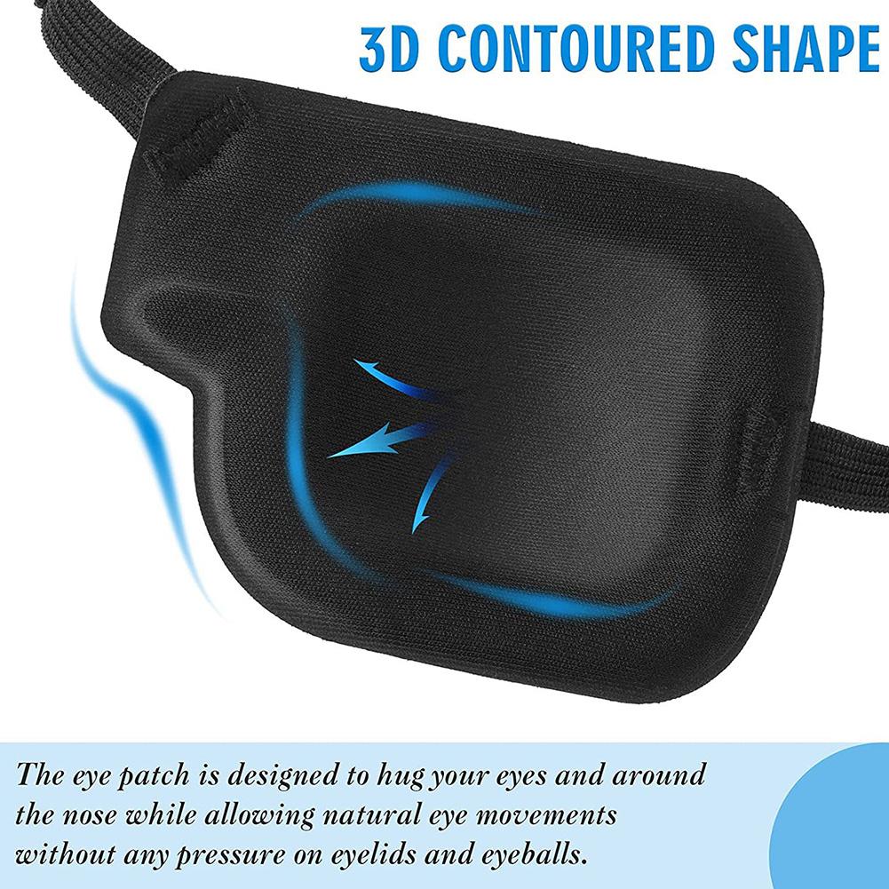 1 Pcs Eye Patch Eye Patches For Adults Adjustable Soft Amblyopia Lazy Eye Patches For Left Or Right Eyes, For Adults And Kids