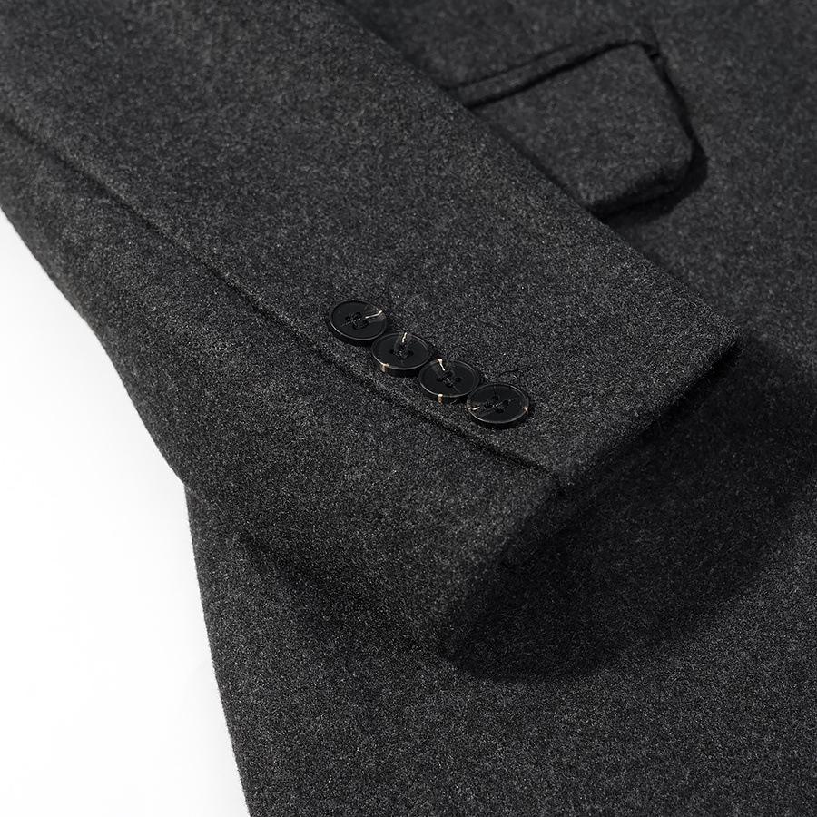 European and American style, new women's clothing, versatile, fashionable, fashionable medium and long woolen coat and coat