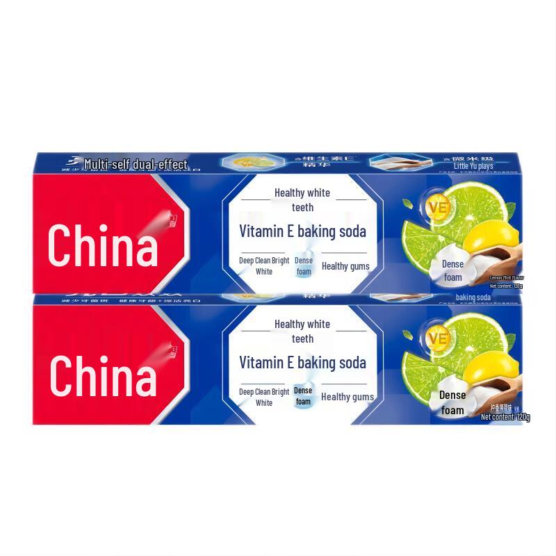 

Zhonghua Healthy White Vitamin E Baking Soda Toothpaste