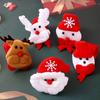Christmas Clap Ring Bracelet Christmas Cartoon Clap Ring Luminous Children's Gift Clap Ring Plush Practical Christmas Clap Ring