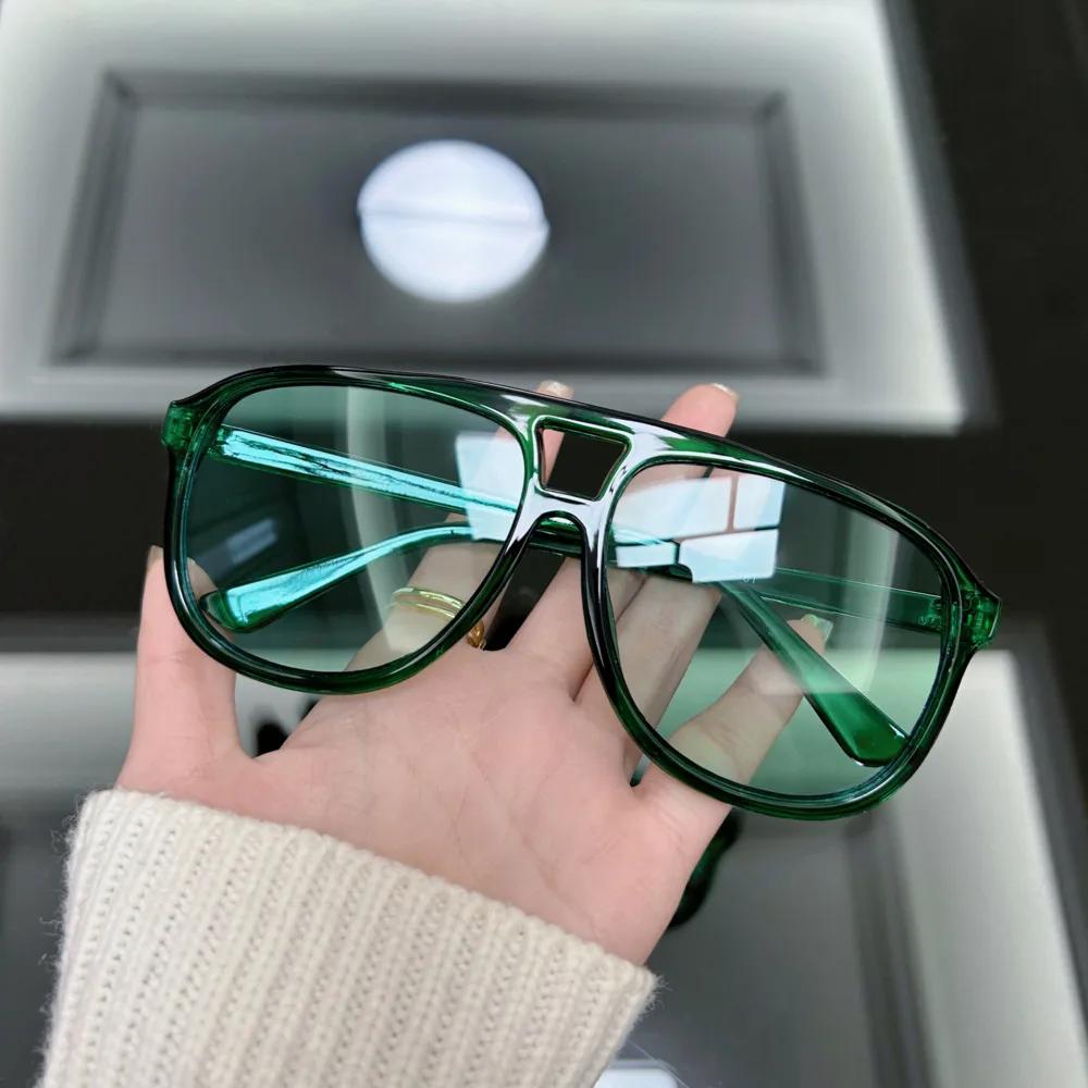 Fashion Oversized Sunglasses Women Brand Designer Vintage Sun Glasses Female Candy Color Big Frame Outdoor