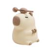 Silicone Capybara Night Light Figurine Soft Touch Control USB Rechargeable Cute Animal Decoration