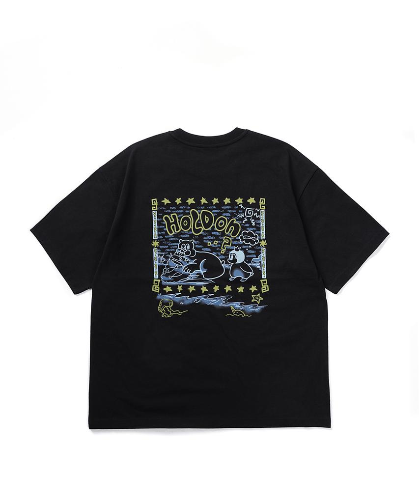 GAKKAI UNIONS Polar Friends Short Sleeve T-Shirt Black