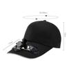 Solar Fan Cap designed for Outdoor Adjustable Headband UV-Blocking Hat Cool Sun Fan Hats Cotton designed for Fishing Fan Baseball Caps