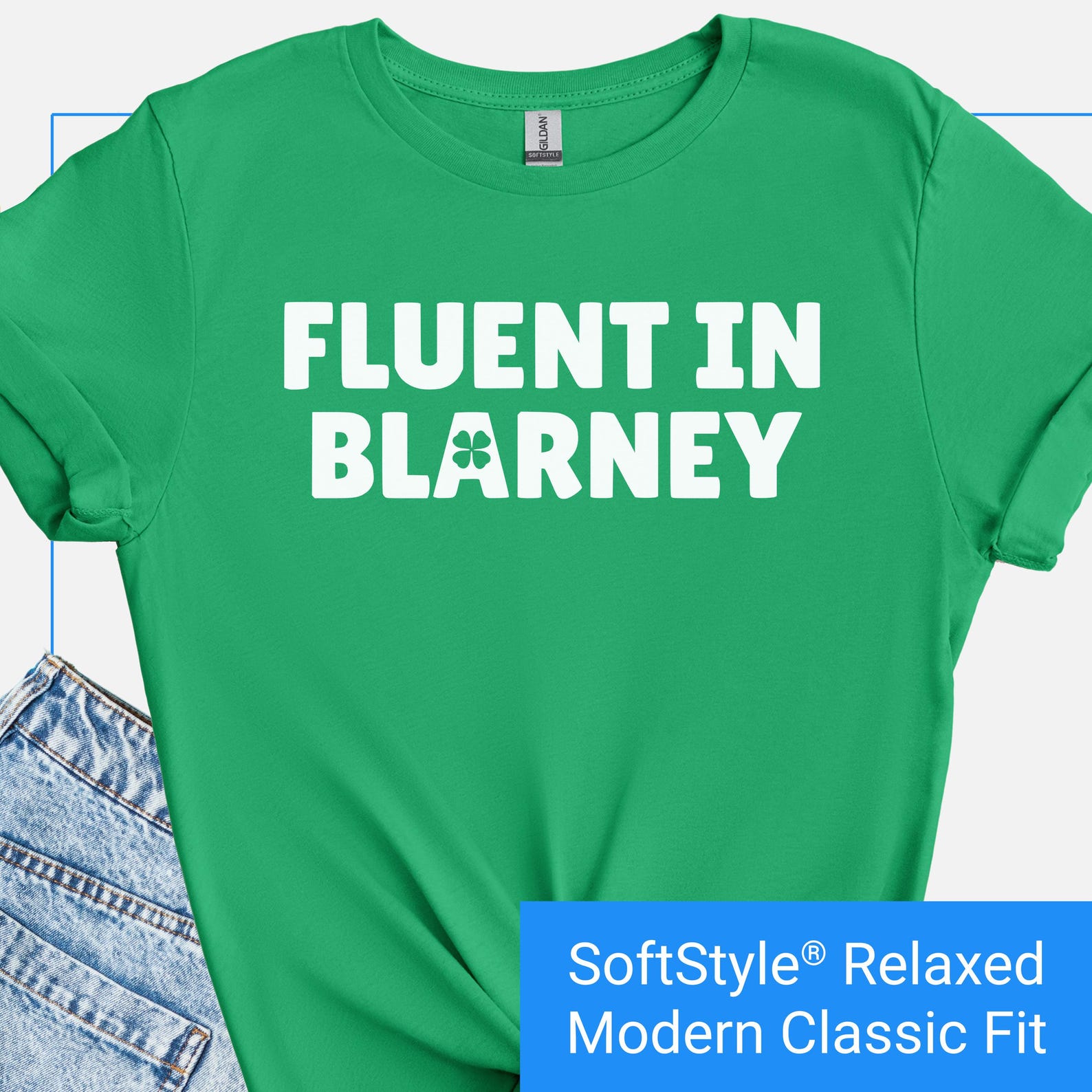 Fluent In Blarney Shirt, Funny Irish T-Shirt, Irish Humor Tee, Tshirt Gift for Irish Friends, St Paddy s Day Shirt, Happy Saint Patrick Day M