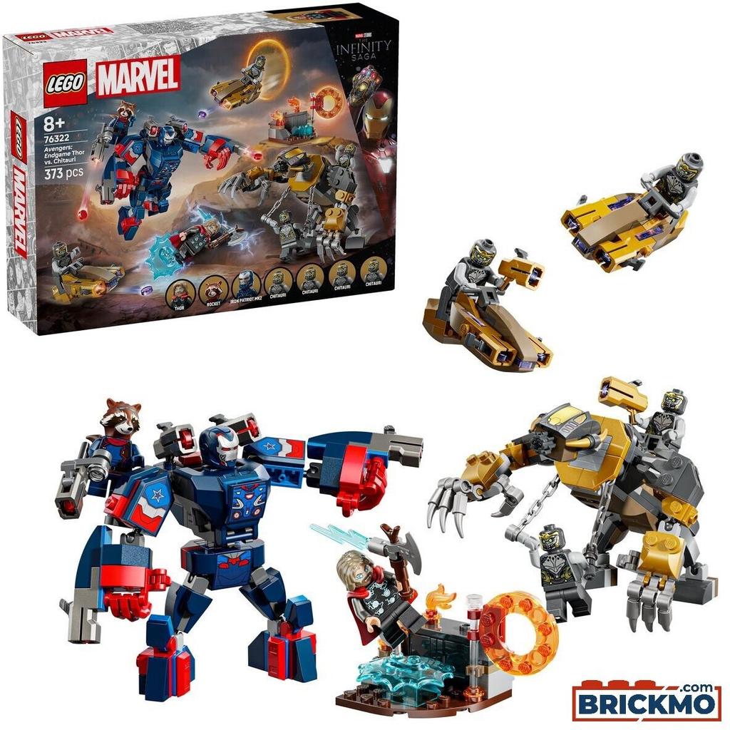 LEGO Marvel Constructor – Avengers: Endgame Thor Vs. Chitauri (76322)