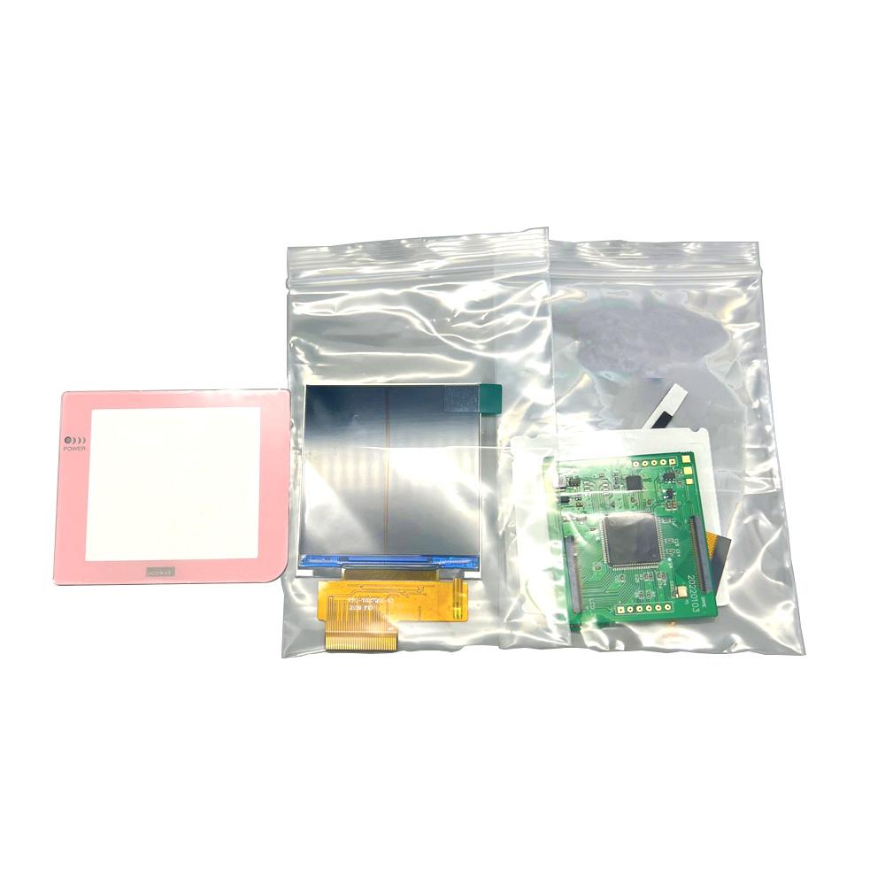2,6-Zoll Originalgröße IPS Hochhelligkeits-LCD-Bildschirm-Kits für Gameboy Pocket GBP LCD-Sets Unterstützt mehrere Anzeigestile