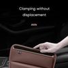 Car Seat Gap Filler Universal Leather Car Seat Pocket Organizer for Coins- Cards