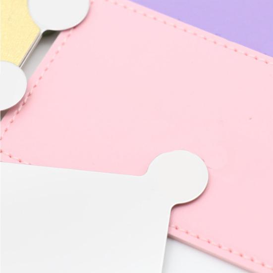 Unzerbrechlicher, bruchsicherer Kosmetikspiegel aus Edelstahl in Volltonfarbe