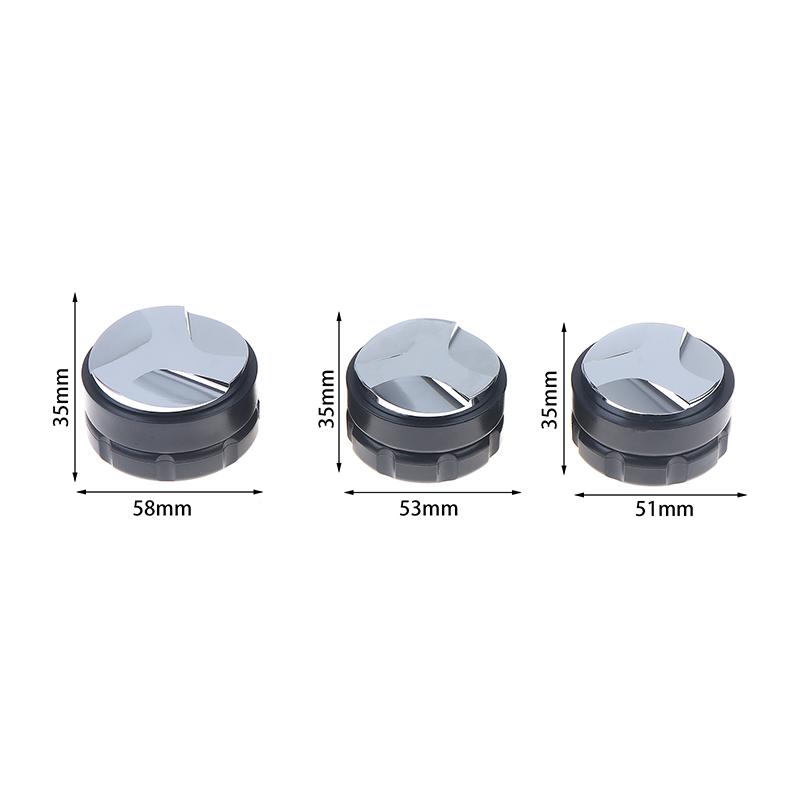 Coffee Distributor Espresso Distribution Tool/Leveler 3 Angled Slopes Adjustable Palm Tamper Fits 51/53/58Mm Portafilter 1Pc