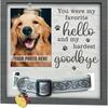 Pet Photo Frame, Memorial For Cat Or Dog's Death, Pet Loss Sign Frame Dog Death Gift Wood Sign Pet Photo Frame