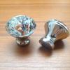 Modern European Crystal Diamond Single Hole Door Handle for Cabinets and Drawers