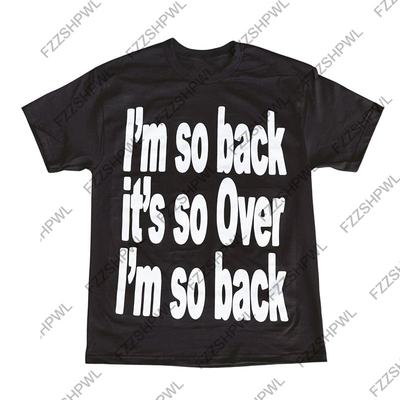 

Hip Hop Y2K Cotton Tshirt Harajuku Letter Print Fashion Top Subculture Oversized Short Sleeve Tshirt Punk Streetwear Tee Goth S