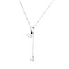 Love tassel pull necklace female personality simple niche design ins cold style necklace female
