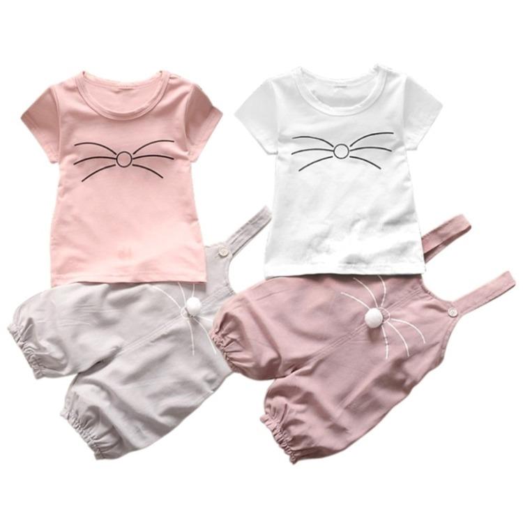 Two-piece cute overalls