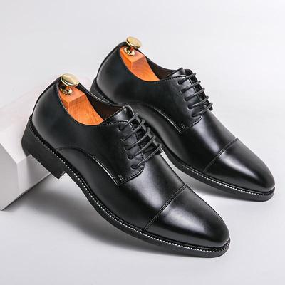 Pantofi pentru bărbați de mărime mare 2025 primăvară și toamnă pantofi de piele pentru ținută business pentru bărbați mărimea 48 pantofi casual britanici cu vârf ascuțit pentru mire și cavaler de onoare