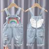 2022 Summer Denim Shorts and Rompers for Toddlers: Boys' and Girls' Overalls