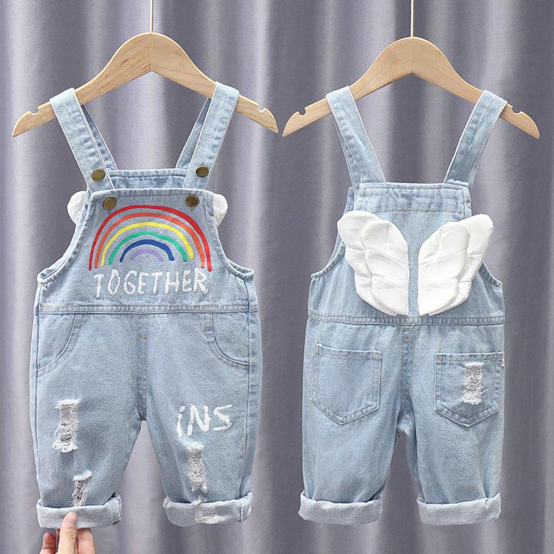 2022 Summer Denim Shorts and Rompers for Toddlers: Boys' and Girls' Overalls