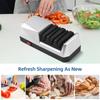 Elektryczna ostrzałka do noży Wielofunkcyjny 3-stopniowy system ostrzenia noży kuchennych z