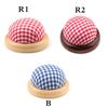 Storage Fabric DIY Craft Wood Bottom Needle Holder Sewing Accessories Needle Pillow Pin Cushion