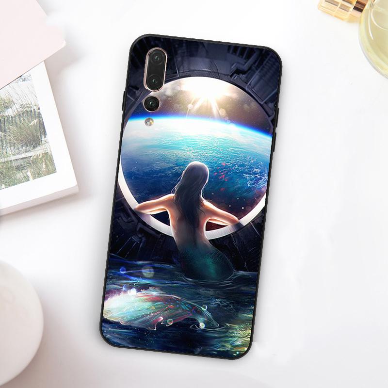 

Чехол Русалка для Huawei Nova 12i 12s 11i 7i 8i Y73 Y70 Y90 Y60 Y72 Y61 Y91 9 10 SE P30 Pro P40 Lite Huawei Nova 10