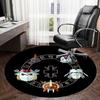 1pc Fantasy Beast Emblem Round Carpet, Made of Polyester,Perfect for Decorating Office Chairs, Living Rooms,fplt275