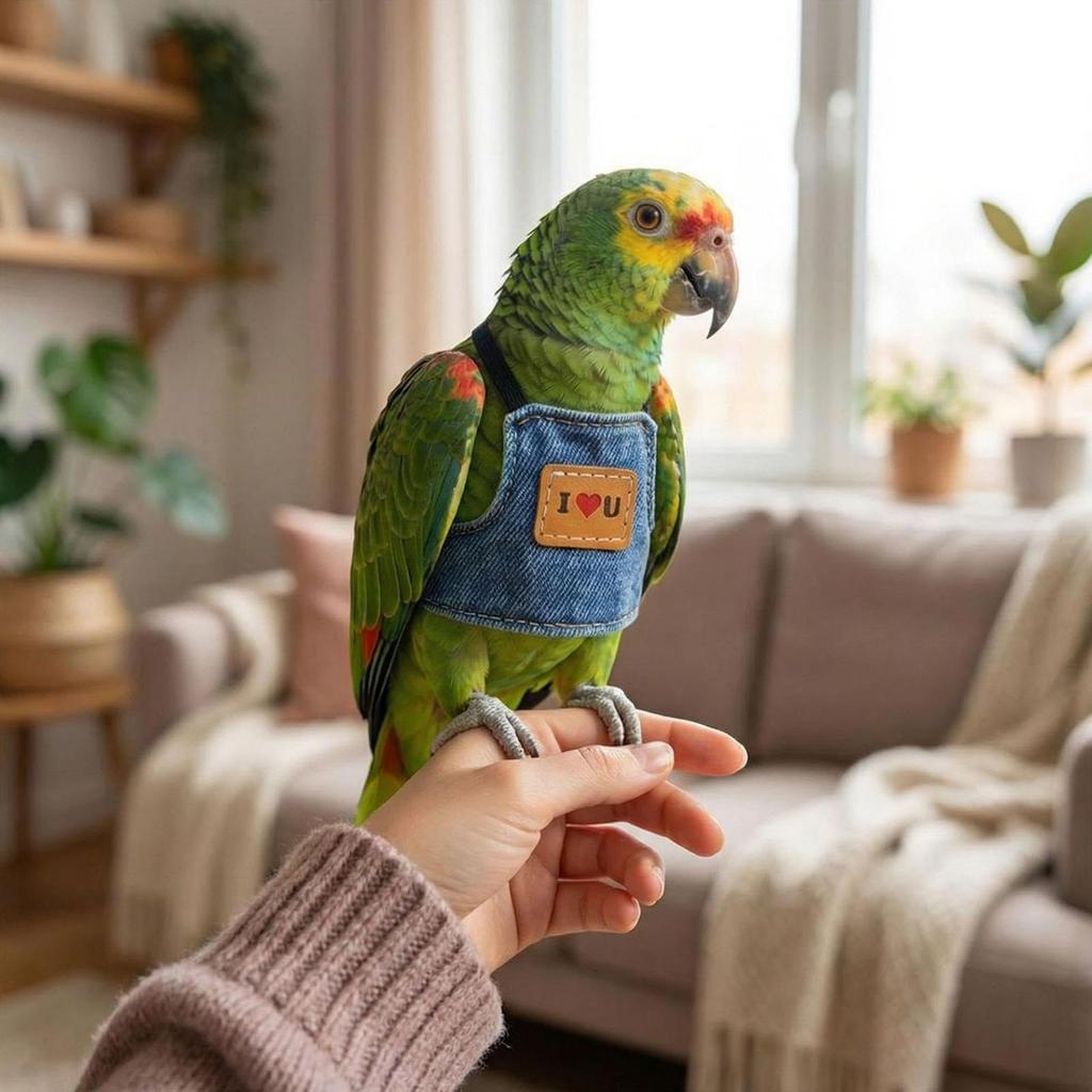 Adjustable Anti Slip Bird Harness Pet Supplies Parrot Flying Rope for Small Medium Large Lovebirds African Grey Cockatoo Macaw