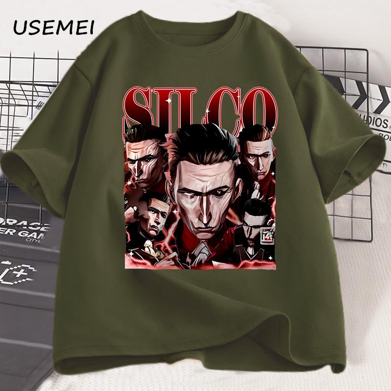 Silco Arcane Temné a výrazné tričko Ležérní bavlněné tričko s krátkým rukávem Potisk Unsex Kulatý výstřih Pánské oblečení Pánské tričko