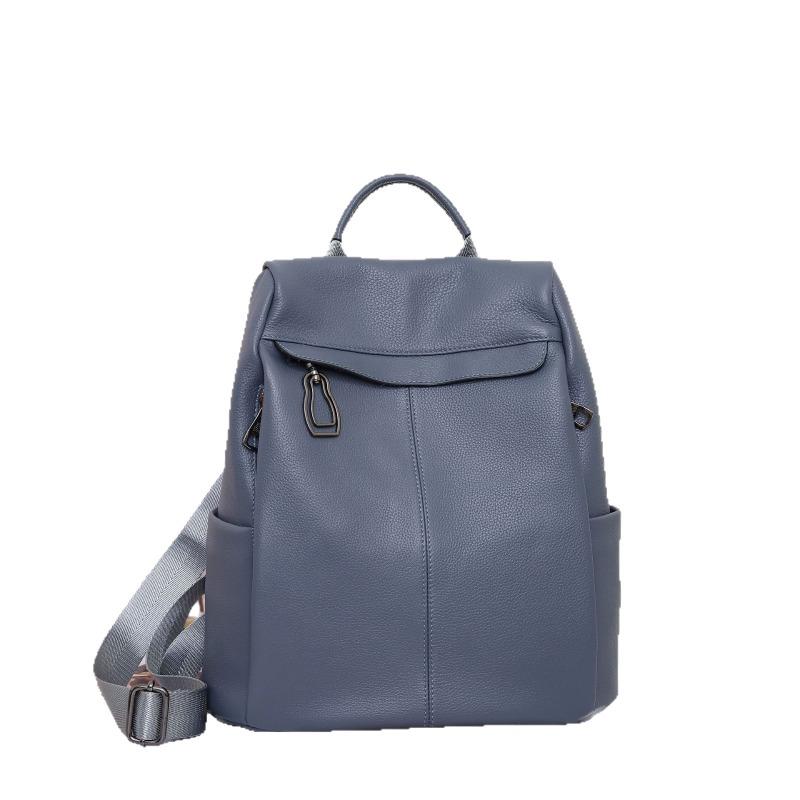 Plecak z prawdziwej skóry Plecak do dojazdów Plecak o dużej pojemności Torba podróżna Tornister