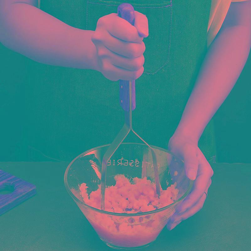 Premium 304 Stainless Steel Potato Masher