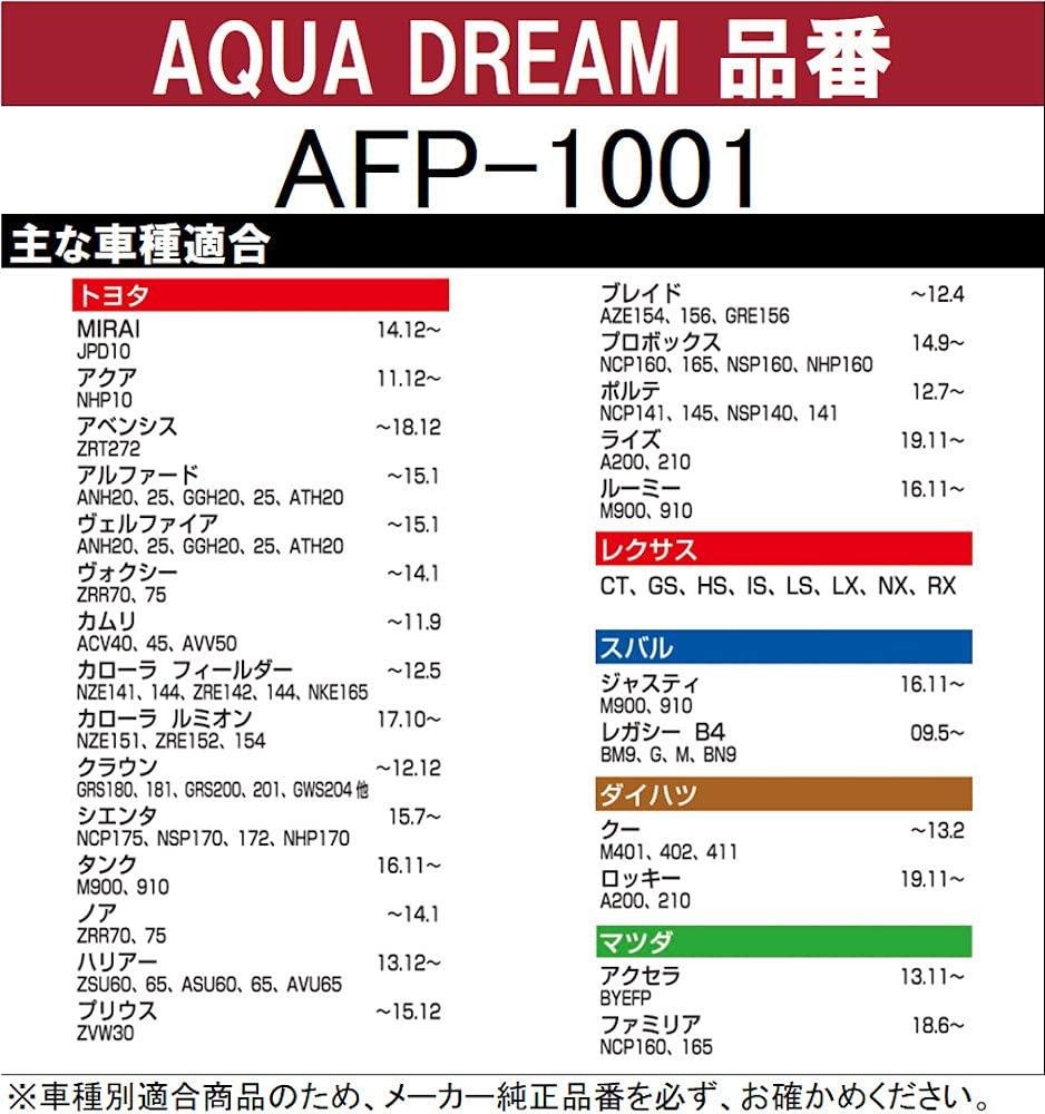 Aqua Dream Platinum AFP-1001 Car Air Conditioner Filter, Silver Ion Antibacterial Effect, Dust Removal, Deodorizing, Fresh Air Circulation