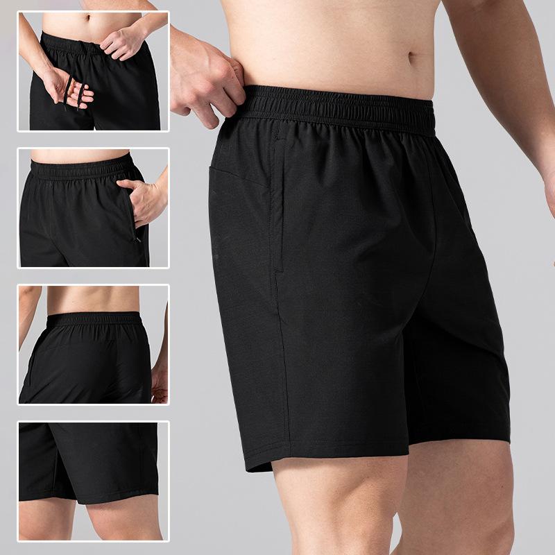 Summer Quick Drying Sports Shorts Quarter Length Shorts Running and Fitness Shorts Beach Casual Men's Shorts