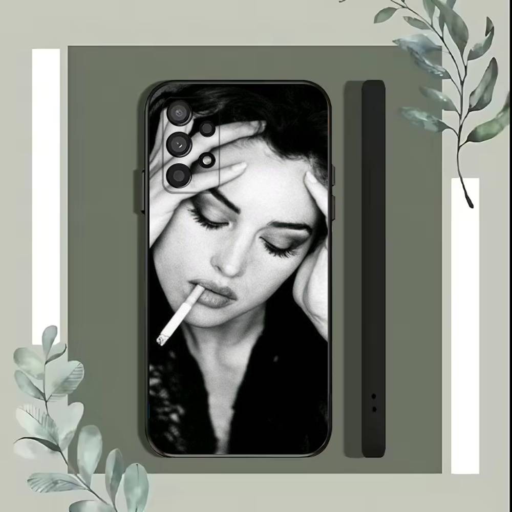

Smoke Atmosphere Phone Case For Samsung S25,S24,S21,S22,S23,S30,Ultra,S20,Plus,Fe,Lite,5G Black Cover Samsung S21 s305G