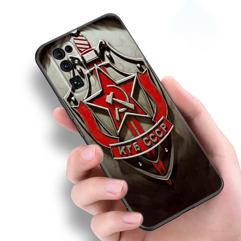 The USSR Flag Symbol Phone Case For Huawei Honor 60 50 SE 30S Mate 30 20 10 Lite 40 Nova 9 8 Pro Y60 8i 7i 7SE 5T Premium Cover
